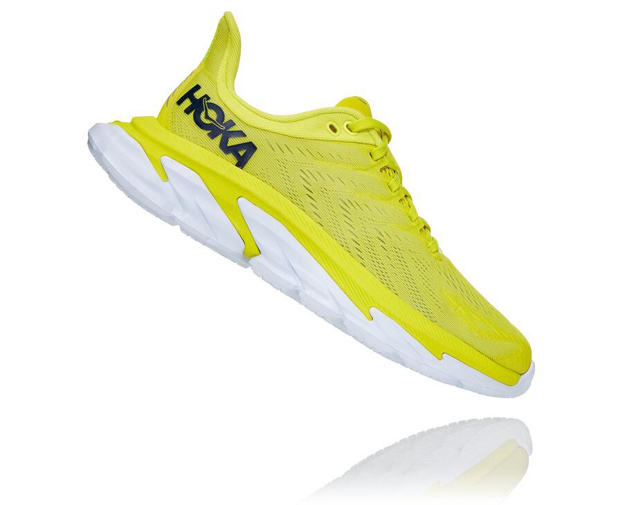 Hoka Australia One One Clifton Edge - Womens Running Shoes Fluorescence - DULJY-8592